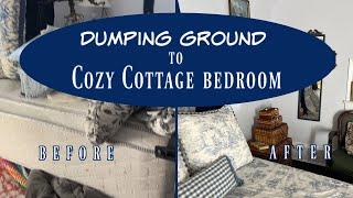 Before & After Cozy Cottage Bedroom Makeover