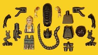 LEGO Aliens | Ripley VS. Xenomorph | Unofficial Minifigure | Movies