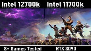 Intel 12th 12700K vs 11700K Nvidia RTX 3090