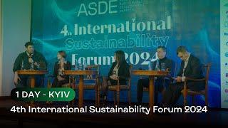 1 день - Київ - International Sustainability Forum 2024