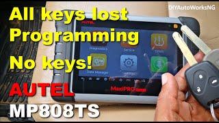 All keys lost programming with Autel MaxiPRO MP808TS: 2003 - 2007 Accord