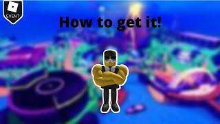 How to get the security guard buddy on roblox! (ROBLOX Chainsmokers Event)