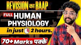 Full HUMAN PHYSIOLOGY In Just 2 Hrs| ऐसा Revision नहीं देखा होगा| Neet 2024