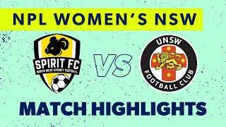 NPL Women's NSW Round 14 Highlights – NWS Spirit v UNSW FC
