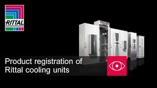 Product registration of Rittal cooling units