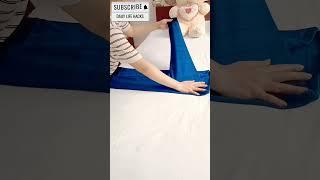 The fastest way to fold clothes 32 #clothfolding #shorts #foldinghacks