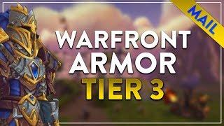 Warfront Mail Armor & Weapons | Alliance | Battle for Azeroth!