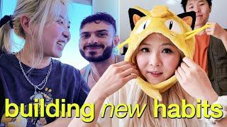 Building New Habits | arcane red carpet, learning to sing, gym with friends