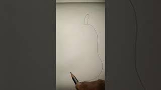 How to draw Bottle Gourd. Easy vegetable drawing \\ #drawing #art #draw #scetch #pictures #shorts
