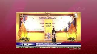 English Speech Competition, kontingen STKIP PGRI Bangkalan | PORSENASMA IV 2022