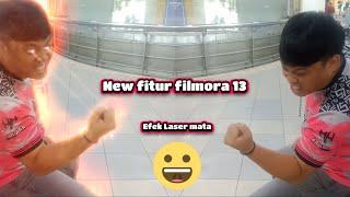 cara membuat efek mata laser di filmora 13 fitur baru