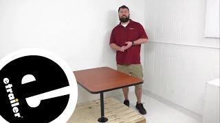 Feature Breakdown: etrailer RV Dinette Table w/ 1 Leg-e77CR