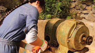 Genius Girl Repaires The Broken Hydro Generator That Villager Is Reluctant To Abandon For Free