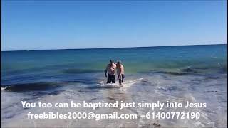 Disillusioned with church? Get baptized just into Jesus anywhere in Australia or the world