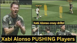 {FULL VIDEO} Xabi Alonso Pushing Players Hard in First Training as a Madrid Manager,look at This!!
