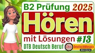 B2 Hören | Prüfung Beruf 2025 | Übungstest mit Lösungen | Teil 1 bis 4
