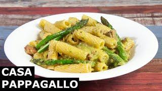 Pasta asparagi e salsiccia