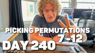 Pedal Steel Everyday - Day 240 - Picking Permutations [7-12]