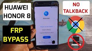 Huawei Honor 8 (FRD-L02, FRD-L09) Google/Frp Bypass without Pc 2024
