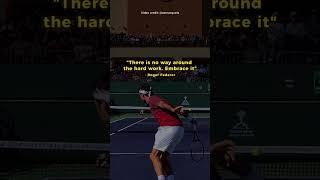 Quote from Mr. Federer | Video credit: @zenracquets