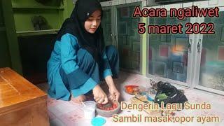 Acara ngaliwet bersama neng santi