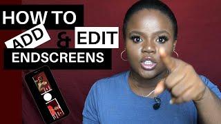 HOW TO ADD YOUTUBE ENDSCREENS IN 2020||AVA ANTHONY