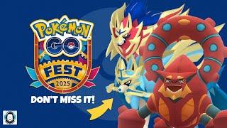 Pokémon GO Fest 2025!! Volcanion Zacian and Zamazenta new form & More!!