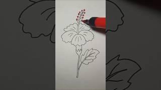  #hibiscus #flower #easydrawing #shorts #reels #jasminemhi