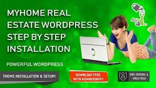 MyHome Real Estate WordPress theme video tutorial | Step By Step Installation/demo import and Guide