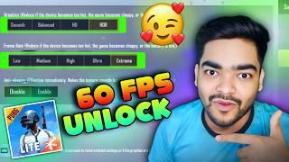 HOW TO UNLOCK 60 FPS IN PUBG LITE  - PUBG LITE 60 FPS ENABLE - PUBG MOBILE LITE