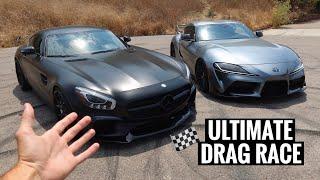 500HP Toyota Supra DESTROYS a AMG GTS...(MIND BLOWN)