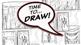 How to Layout a Comic Book Page - Thumbnail Sketching