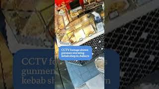 Footage shows gunmen stormimg kebab shop in Auburn, shooting three people | ABC NEWS