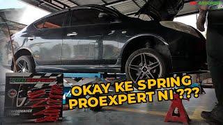 APA JADI LEPAS NISSAN ALMERA PASANG SPRING PROEXPERT ?