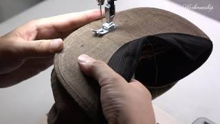 Process of Making Stylish Newsboy Cap. Flat Cap. Korean Hat Maker