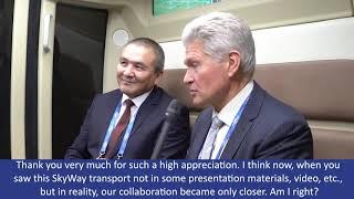 Minister of Transport and Roads of Kyrgyzstan about SkyWay