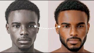 How to get Sharper Facial Features (Black Men)