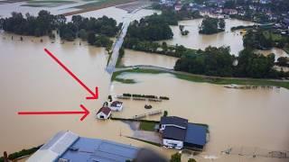 Die Hochwasser-Katastrophe von oben | Niederösterreich