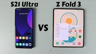 S21 Ultra vs Z Fold 3