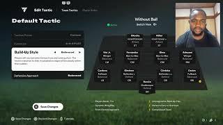 Starting Formation Custom Tactics In FC 25