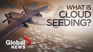 How cloud seeding makes it rain artificially