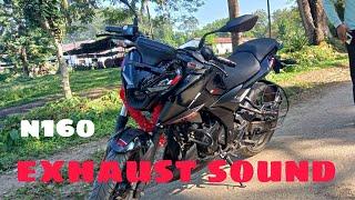 pulsar n160 exhaust sound #n160 #pulsar