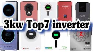 3kw top 7 solar hybrid inverter || top 7 solar inverter || 3kw mai 7 bahtreen solar hybrid inverter