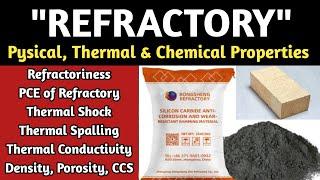 Properties of Refractory Material | Thermal spalling, thermal shock, Cold compressing strength |