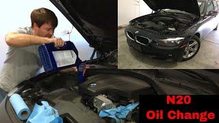 BMW F30 Oil Change DIY (N20 Engine)