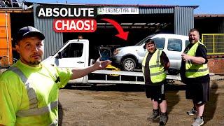 The Messers Strike Again! Utter Chaos as Mystery Van Arrives At The Yard!