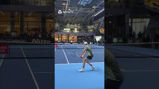 Jannik Sinner & Casper Ruud From Court Level ‍