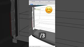 The BEST Way to Equally Space Shelves #sketchup #shorts