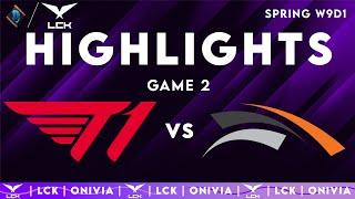 T1 vs HLE Game 2 Highlights | LCK 2025 Highlights | T1 vs Hanwha Life by Onivia