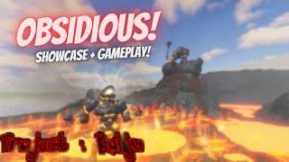 Obsidious Showcase & Gameplay! (Skins,Emotes,Etc) | Project Kaiju 4.0 Roblox